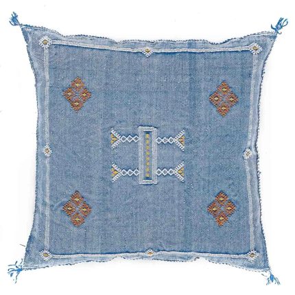 Blue Sabra Cover 50cm x 50cm Authentic Pillows