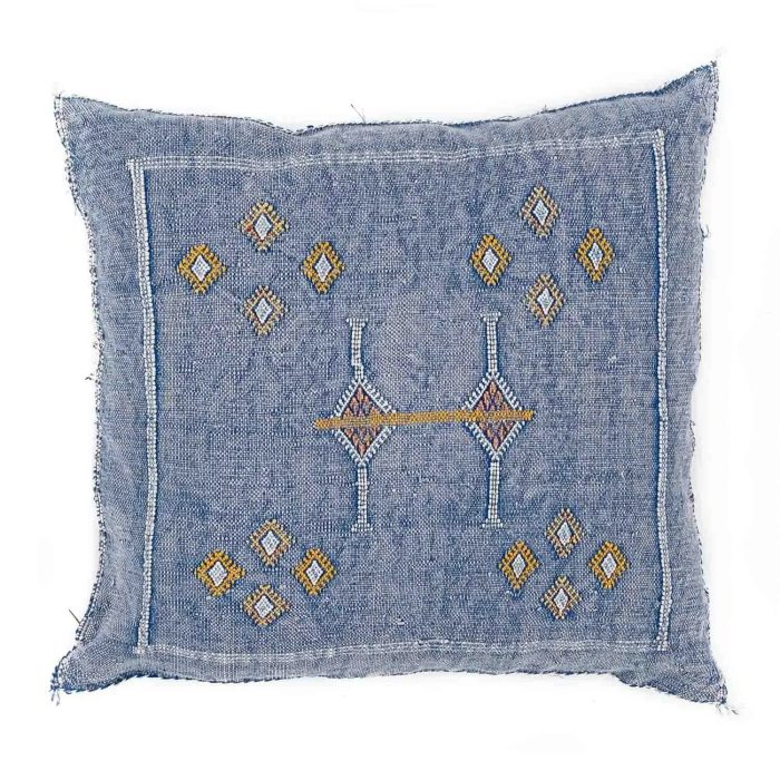 Blue Sabra Cover 50cm x 50cm Authentic Pillows