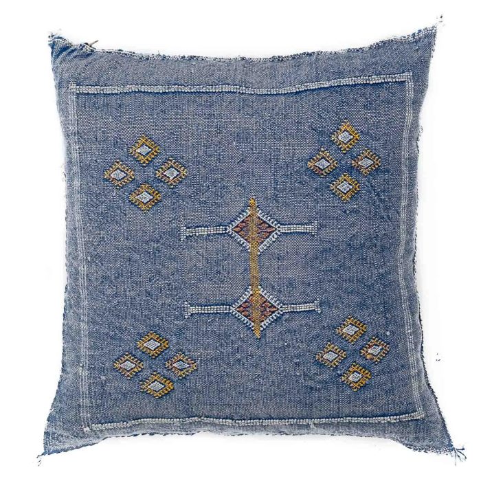 Blue Sabra Cover 50cm x 50cm Authentic Pillows