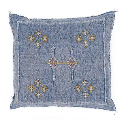 Blue Sabra Cover 50cm x 50cm Authentic Pillows