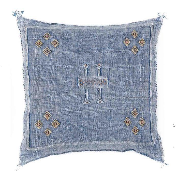 Blue Sabra Cover 50cm x 50cm Authentic Pillows