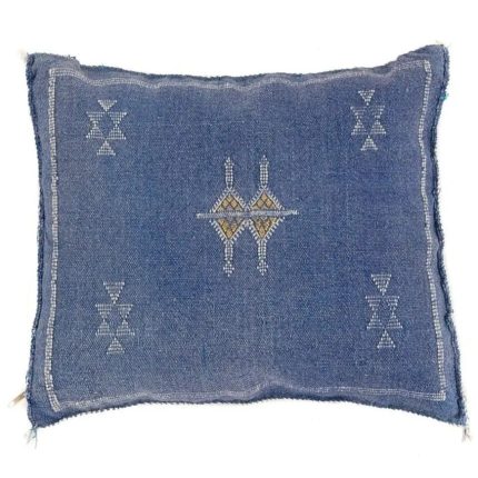 Blue Sabra Cover 50cm x 50cm Authentic Pillows