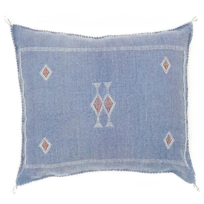 Blue Sabra Cover 50cm x 50cm Authentic Pillows