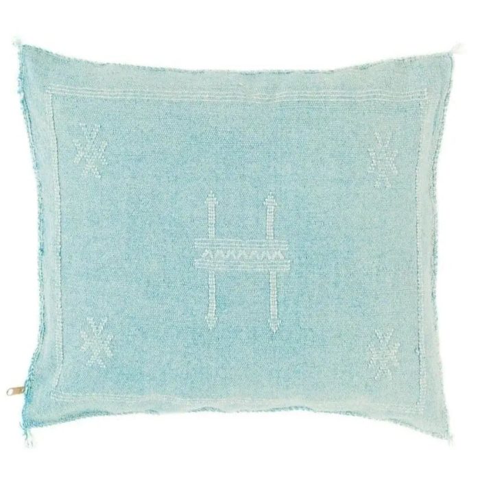 Blue Sabra Cover 50cm x 50cm Authentic Pillows