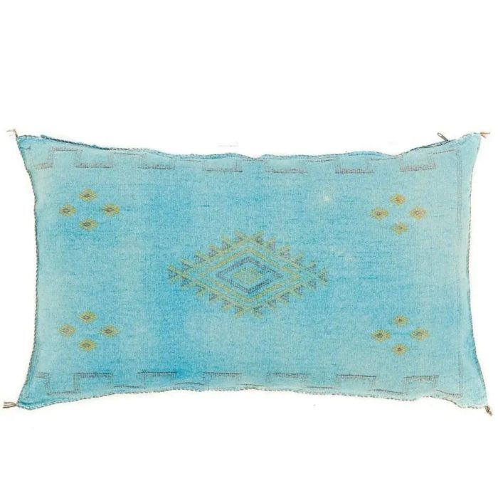 Blue Sabra Cover 60cm x 40cm Authentic Pillows