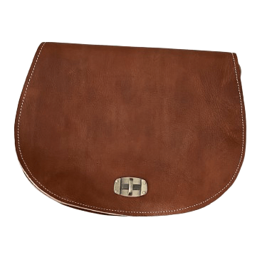 MEDIUM CAMEL MOROCCAN LEATHER BAG