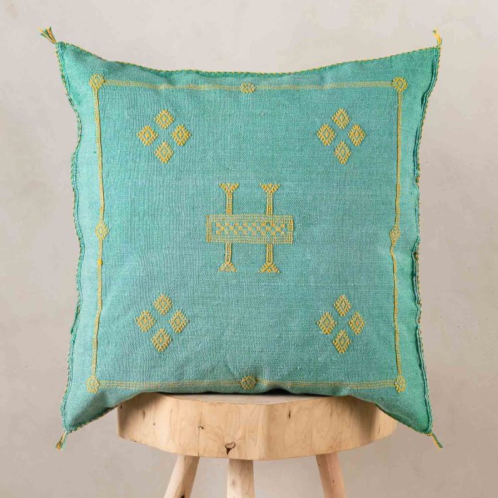 GREEN | CACTUS SILK PILLOW