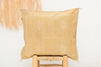 Light Brown Sabra Cover 50cm x 50 Authentic Pillows