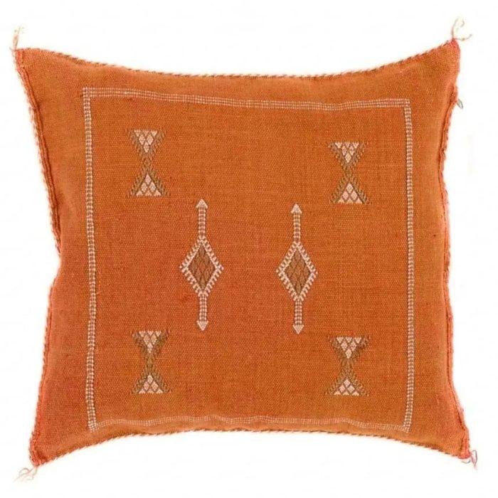 Orange Sabra Cover 50cm x 50cm Authentic Pillows