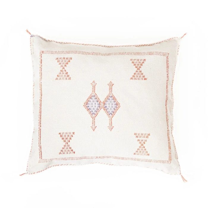 White Sabra Cover 50cm x 50cm Authentic Pillows