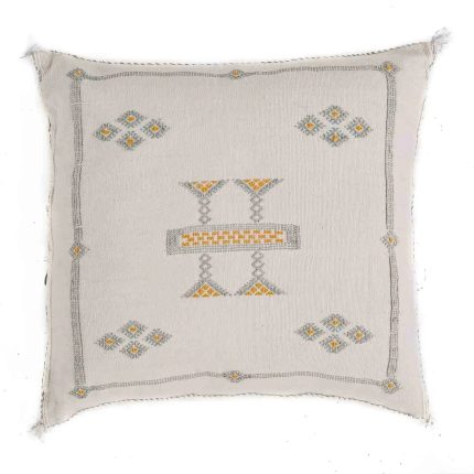 White Sabra Cover 50cm x 50cm Authentic Pillows