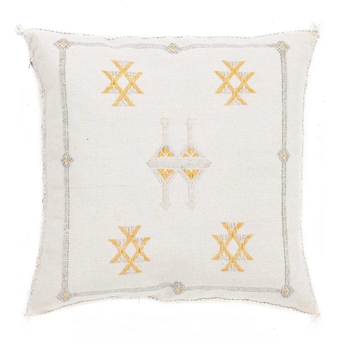 White Sabra Cover 50cm x 50cm Authentic Pillows