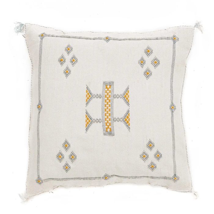 White Sabra Cover 50cm x 50cm Authentic Pillows