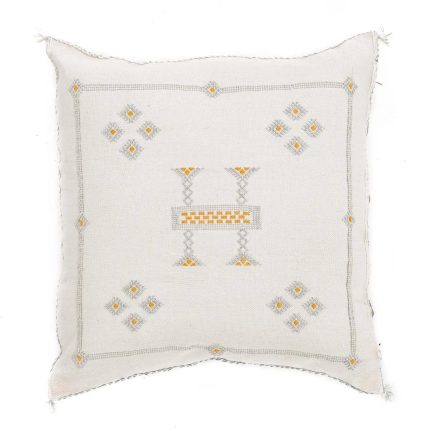 White Sabra Cover 50cm x 50cm Authentic Pillows