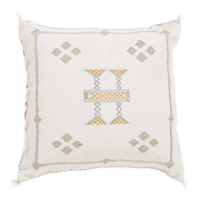 White Sabra Cover 50cm x 50cm Authentic Pillows