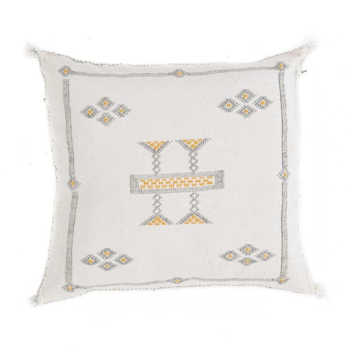 White Sabra Cover 50cm x 50cm Authentic Pillows