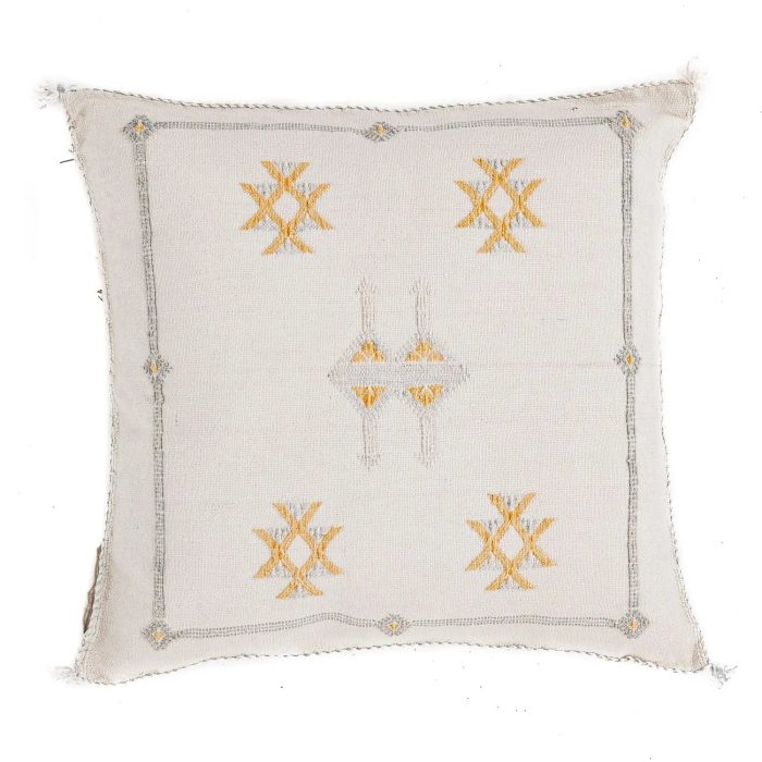 White Sabra Cover 50cm x 50cm Authentic Pillows