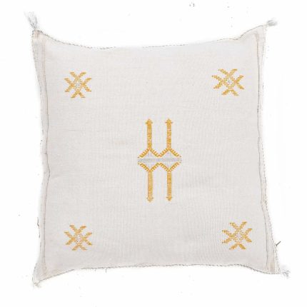 White Sabra Cover 50cm x 50cm Authentic Pillows