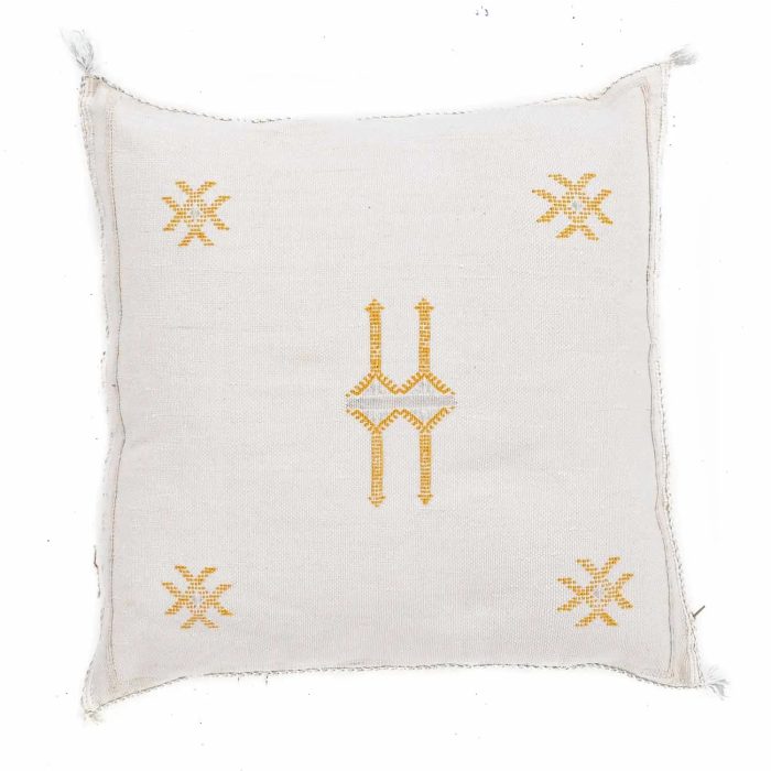 White Sabra Cover 50cm x 50cm Authentic Pillows