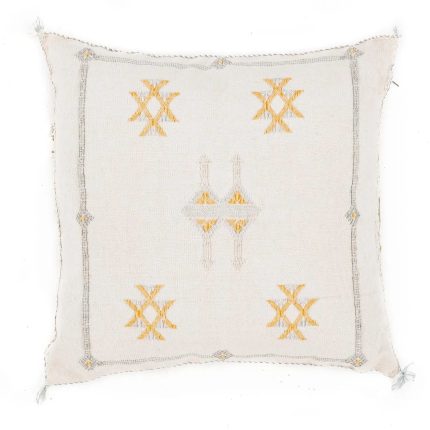 White Sabra Cover 50cm x 50cm Authentic Pillows