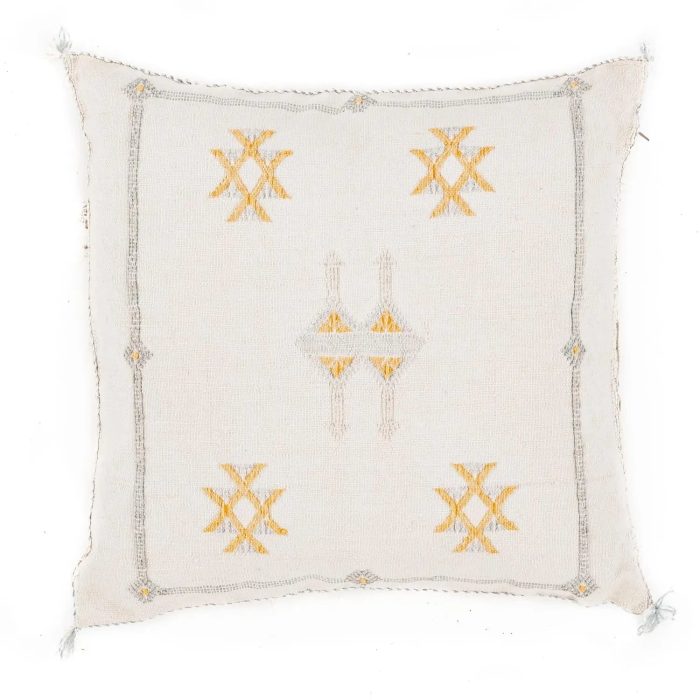 White Sabra Cover 50cm x 50cm Authentic Pillows