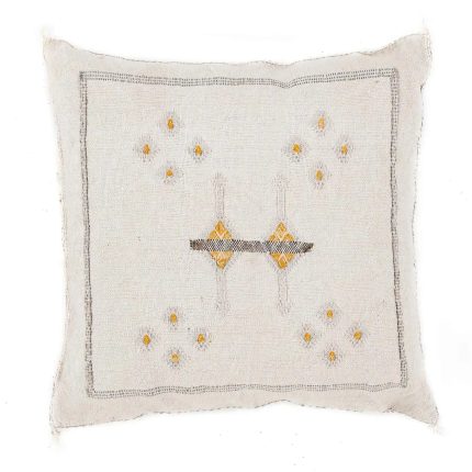 White Sabra Cover 50cm x 50cm Authentic Pillows