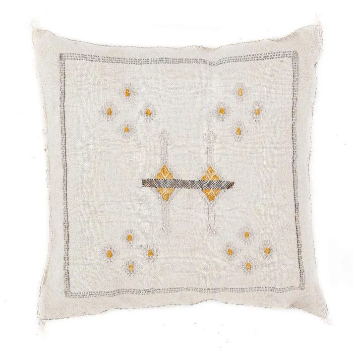 White Sabra Cover 50cm x 50cm Authentic Pillows