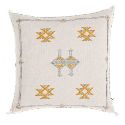 White Sabra Cover 50cm x 50cm Authentic Pillows