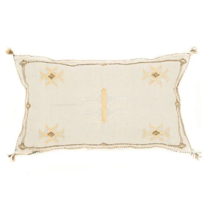 White Sabra Cover 60cm x 40cm Authentic Pillows