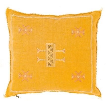 Yellow Sabra Cover 50cm x 50cm Authentic Pillows