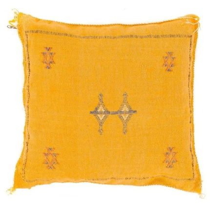 Yellow Sabra Cover 50cm x 50cm Authentic Pillows