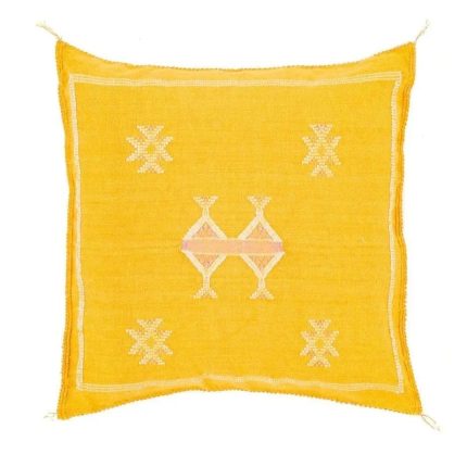 Yellow Sabra Cover 50cm x 50cm Authentic Pillows