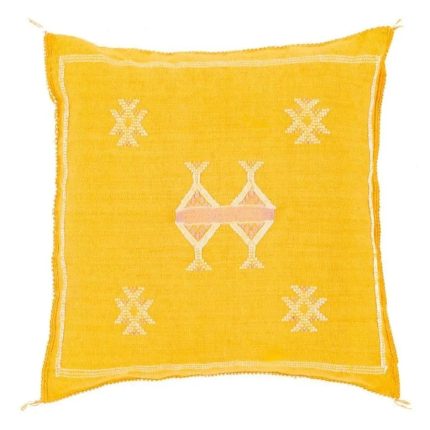 Yellow Sabra Cover 50cm x 50cm Authentic Pillows