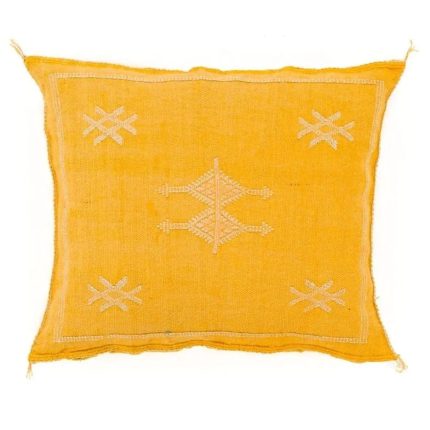 Yellow Sabra Cover 50cm x 50cm Authentic Pillows