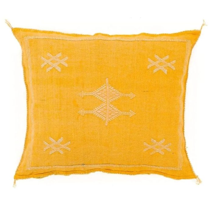 Yellow Sabra Cover 50cm x 50cm Authentic Pillows