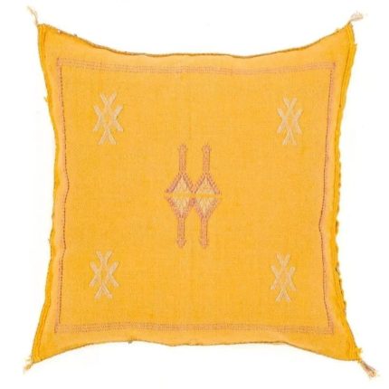 Yellow Sabra Cover 50cm x 50cm Authentic Pillows