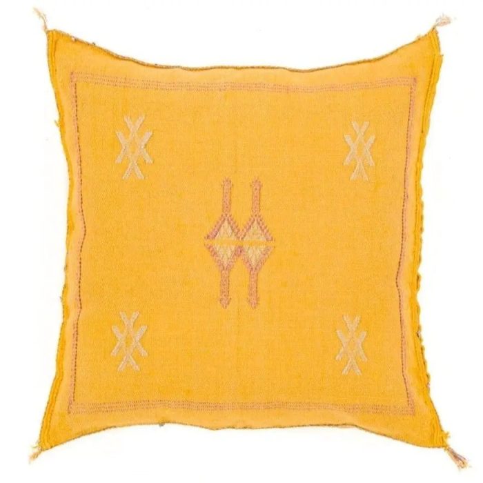 Yellow Sabra Cover 50cm x 50cm Authentic Pillows