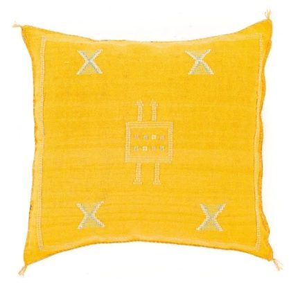 Yellow Sabra Cover 50cm x 50cm Authentic Pillows