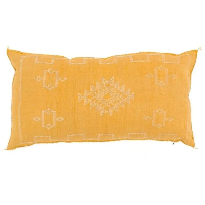 Yellow Sabra Cover 60cm x 40cm Authentic Pillows