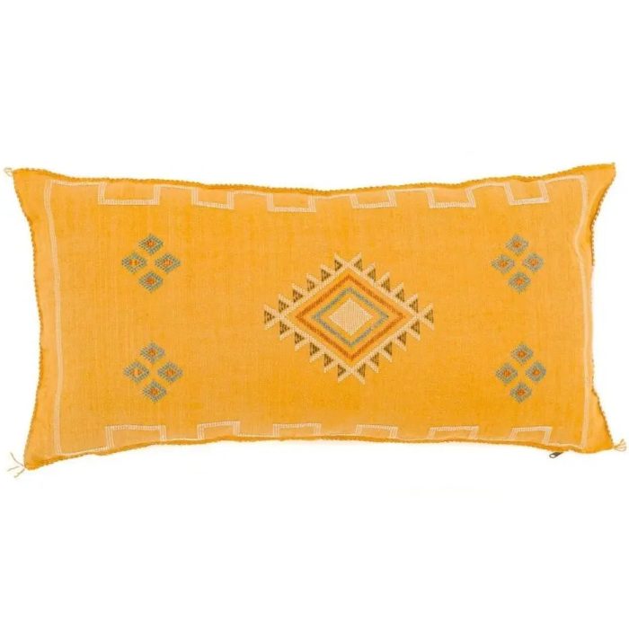 Yellow Sabra Cover 60cm x 40cm Authentic Pillows