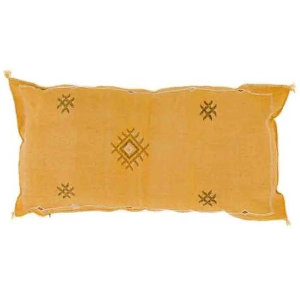 Yellow Sabra Cover 60cm x 40cm Authentic Pillows