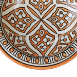 MOROCCAN CERAMIC PLATE HANDMADE AND HAND-PAINTED – 22 CM1