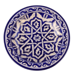 MOROCCAN CERAMIC PLATE HANDMADE AND HAND-PAINTED – 22 CM3