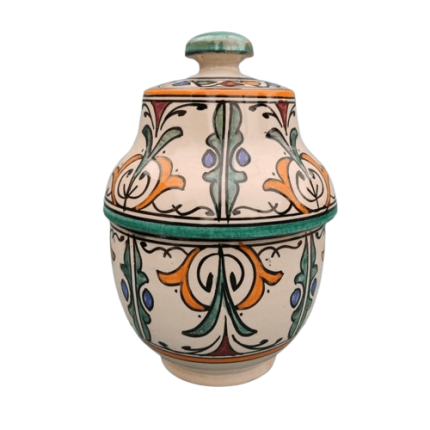 Moroccan Ceramic Bombonera Fes