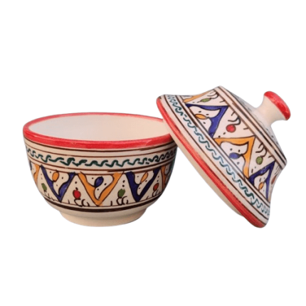 MOROCCAN CERAMIC BOMBONERA AMAZIGH