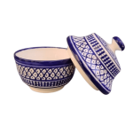 MOROCCAN CERAMIC BOMBONERA BLUE