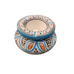 MOROCCAN CERAMIC ASHTRAY TURQUOISE