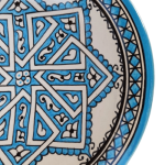 MOROCCAN CERAMIC PLATE HANDMADE AND HAND-PAINTED – 26 CM