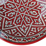 MOROCCAN CERAMIC PLATE HANDMADE AND HAND-PAINTED – 30CM1