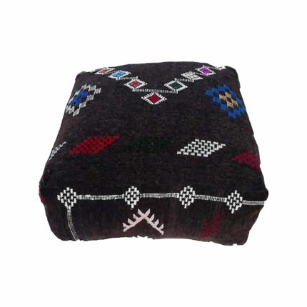 Moroccan Floor Cushion | Black